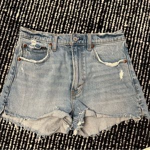 Abercrombie & Fitch Light Blue Jean Shorts